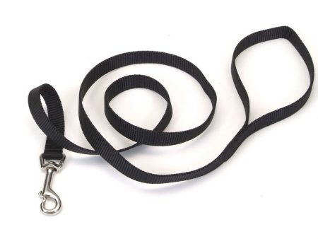 Coastal Single-Ply Nylon Dog Leash Black 1ea 3 4 In X 4 ft Online now