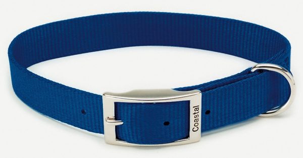 Coastal Single-Ply Nylon Collar Blue 1X20In Hot on Sale