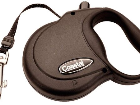 Coastal Retractable Dog Leash Black 1ea 12 ft, XS Online