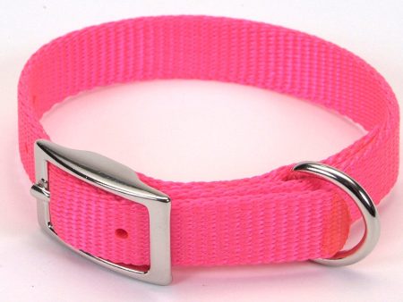 Coastal Single-Ply Nylon Collar Neon Pink 3 4X18In Cheap