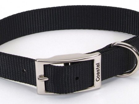 Coastal Single-Ply Nylon Collar Black 1X20In Hot on Sale