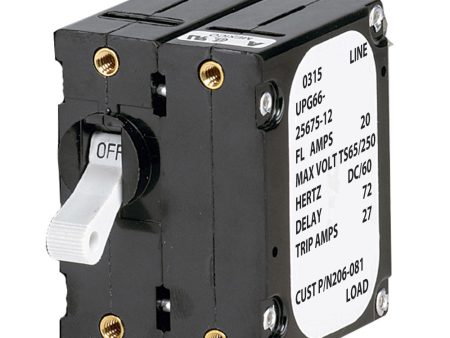 Paneltronics  A  Frame Magnetic Circuit Breaker - 25 Amps - Double Pole [206-082S] Cheap