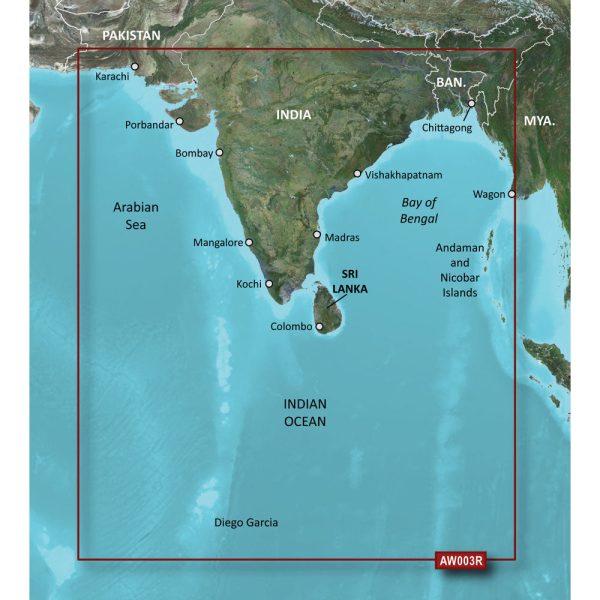 Garmin BlueChart g3 Vision HD - VAW003R - Indian Subcontinent - microSD SD [010-C0755-00] For Cheap