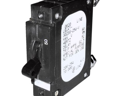 Paneltronics  C  Frame Magnetic Circuit Breaker - CE - 50 Amp - Single Pole [206-254] For Discount