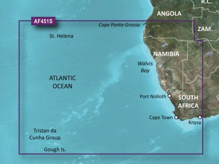 Garmin BlueChart g3 Vision HD - VAF451S - Namibia - Knysna, SA - microSD SD [010-C0751-00] Online