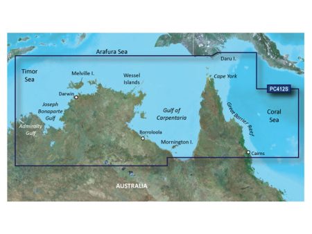 Garmin BlueChart g3 Vision HD - VPC412S - Admiralty G. WA - Cairns - microSD SD [010-C0870-00] For Discount