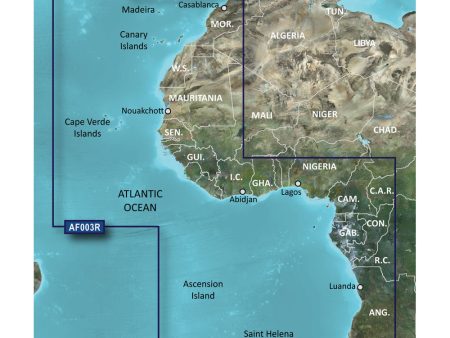 Garmin BlueChart g3 Vision HD - VAF003R - Western Africa - microSD SD [010-C0749-00] Online now