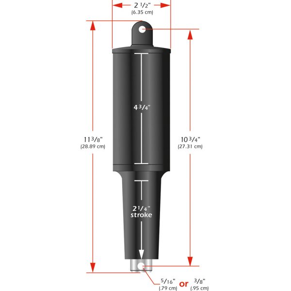 Lenco 101XD Extreme Duty Actuator - 12V - 2-1 4  Stroke - 5 16  Hardware [15055-001] Cheap