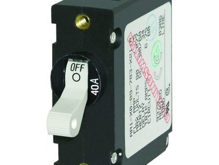 Blue Sea 7226 AC DC Single Pole Magnetic World Circuit Breaker - 40AMP [7226] Fashion