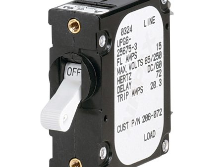 Paneltronics  A  Frame Magnetic Circuit Breaker - 20 Amps - Single Pole [206-073S] Sale