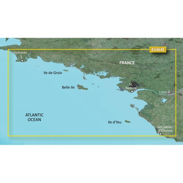 Garmin BlueChart g3 Vision HD - VEU464S - Penmarch to Les Sables dOlonne - microSD SD [010-C0808-00] Fashion