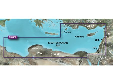 Garmin BlueChart g3 Vision HD - VEU016R - Mediterranean Southeast - microSD SD [010-C0774-00] Online Sale