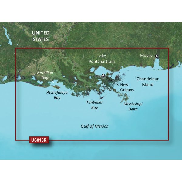 Garmin BlueChart g3 Vision HD - VUS013R - Mobile - Lake Charles - microSD SD [010-C0714-00] Online Hot Sale