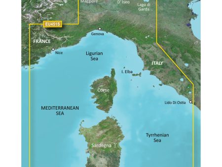 Garmin BlueChart g3 Vision HD - VEU451S - Legurian Sea, Corsica  Sardinia - microSD SD [010-C0795-00] Discount