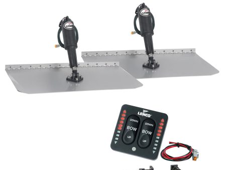 Lenco 12  x 18  Standard Trim Tab Kit w LED Indicator Switch Kit 12V [TT12X18I] Fashion