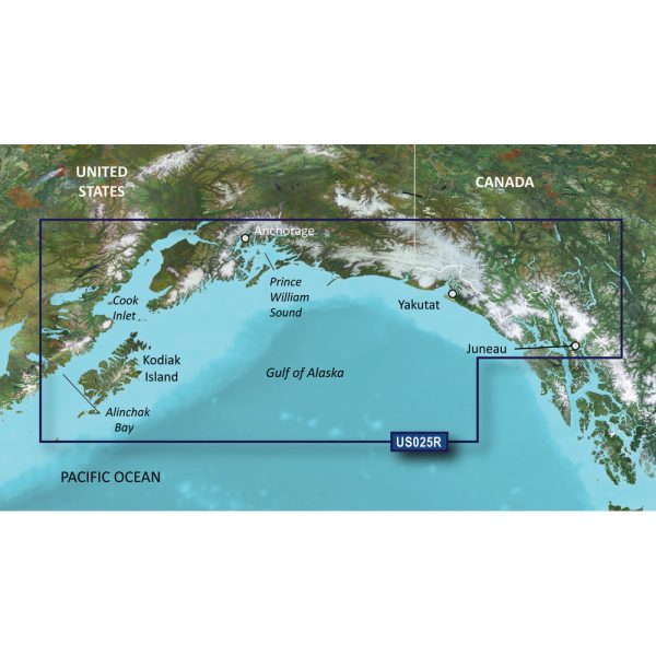 Garmin BlueChart g3 Vision HD - VUS025R - Anchorage - Juneau - microSD SD [010-C0726-00] Online Hot Sale