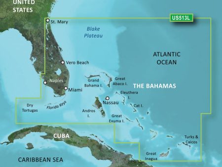 Garmin BlueChart g3 Vision HD - VUS513L - Jacksonville - Bahamas - microSD SD [010-C0742-00] For Discount