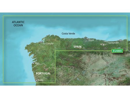 Garmin BlueChart g3 Vision HD - VEU486S - Galicia  Asturias - microSD SD [010-C0830-00] Online Sale