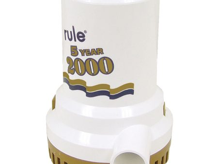 Rule 2000 G.P.H.  Gold Series  Bilge Pump [09] For Sale