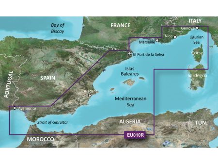 Garmin BlueChart g3 Vision HD - VEU010R - Spain, Mediterranean Coast - microSD SD [010-C0768-00] Cheap