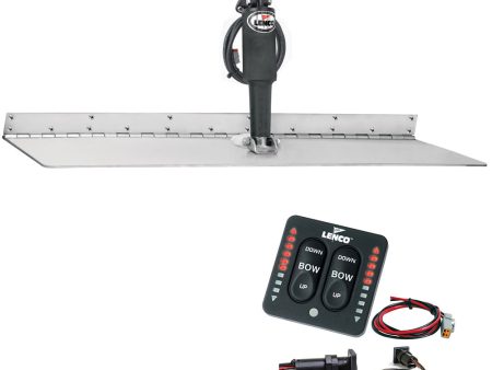 Lenco 12  x 24  Super Strong Trim Tab Kit w LED Indicator Switch Kit 12V [TT12X24SSI] Online Sale