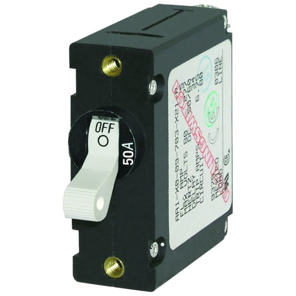 Blue Sea 7230 AC DC Single Pole Magnetic World Circuit Breaker - 50AMP [7230] Discount