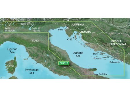 Garmin BlueChart g3 Vision HD - VEU452S - Adriatic Sea, North Coast - microSD SD [010-C0796-00] Supply