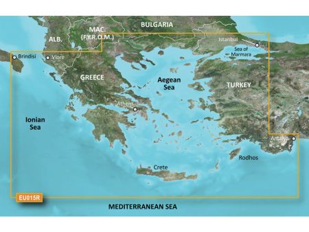 Garmin BlueChart g3 Vision HD - VEU015R - Aegean Sea  Sea of Marmara - microSD SD [010-C0773-00] Sale