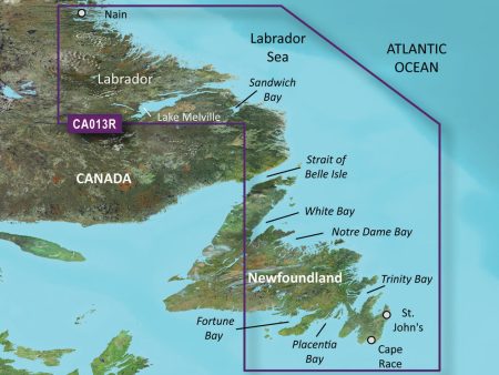 Garmin BlueChart g3 Vision HD - VCA013R - Labrador Coast - microSD SD [010-C0698-00] Online Hot Sale