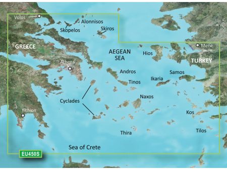 Garmin BlueChart g3 Vision HD - VEU450S - Athens  Cyclades - microSD SD [010-C0794-00] Online Hot Sale