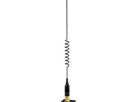 Shakespeare VHF 15in 5216 SS Black Whip Antenna - Bracket Included [5216] on Sale