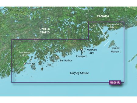 Garmin BlueChart g3 Vision HD - VUS001R - North Maine - microSD SD [010-C0702-00] For Sale