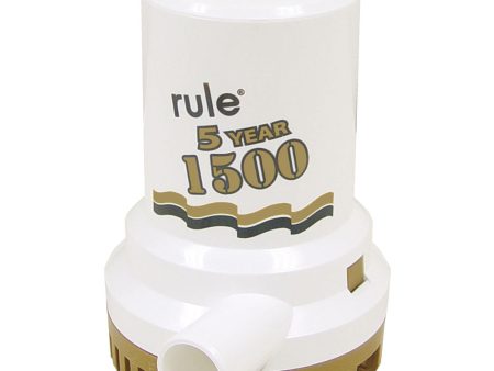 Rule 1500 G.P.H.  Gold Series  Bilge Pump [04] Online now