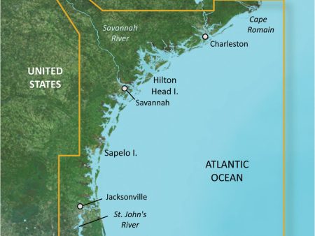 Garmin BlueChart g3 Vision HD - VUS008R - Charleston to Jacksonville - microSD SD [010-C0709-00] Online