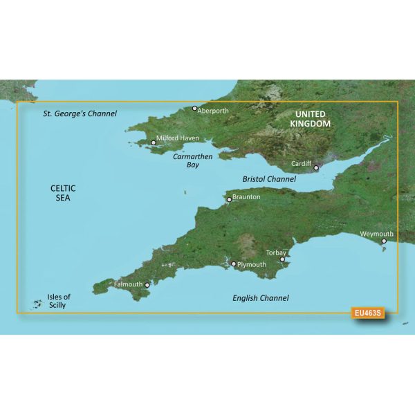 Garmin BlueChart g3 Vision HD - VEU463S - Bristol Channel  England SW - microSD SD [010-C0807-00] Discount