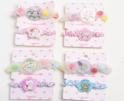 Contrast Color Hair Ties (2 pcs) Online Hot Sale