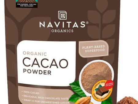 NAVITAS ORGANICS Cacao Powder (454 gr) Online Hot Sale