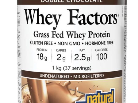 NATURAL FACTORS Grass Fed Whey Protein (Double Chocolate - 37 Servings) Online