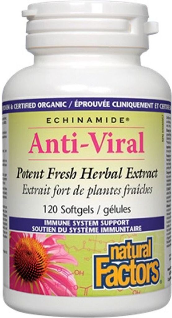 NATURAL FACTORS Echinamide Anti-Viral (120 sgels) Online now