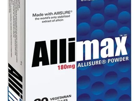 ALLIMAX 100% Stabilized Allicin 180 mg (30 caps) Hot on Sale