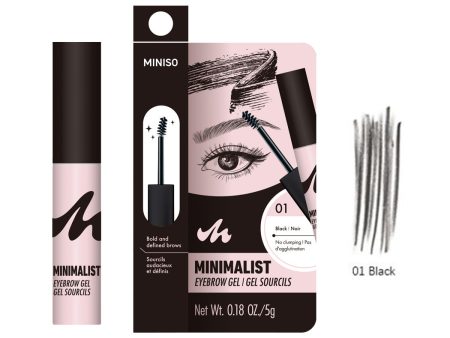 Minimalist Eyebrow Gel (01 Black) Online