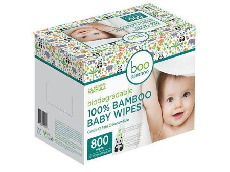 BOO BAMBOO Baby Boo Wipes (Box - 800 Ct) Fashion