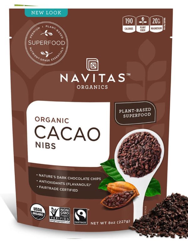 NAVITAS ORGANICS Cacao Nibs (227 gr) Online Hot Sale