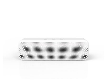 6W Wireless Speaker with Double Loudspeakers Model: LT-01(White) Online Sale